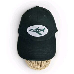 NFL‎ New York Jets Budweiser Baseball Cap Adult Fitted Green Hat Logo Retro 60's